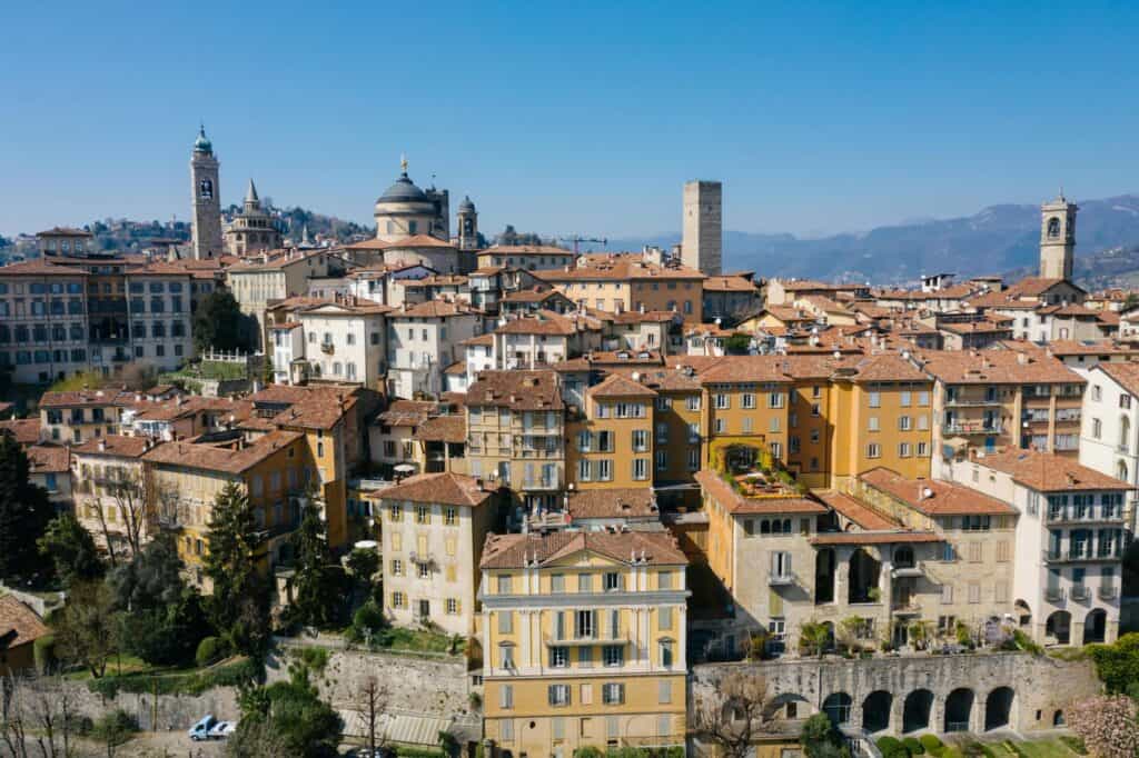 Bergamo panoramic view