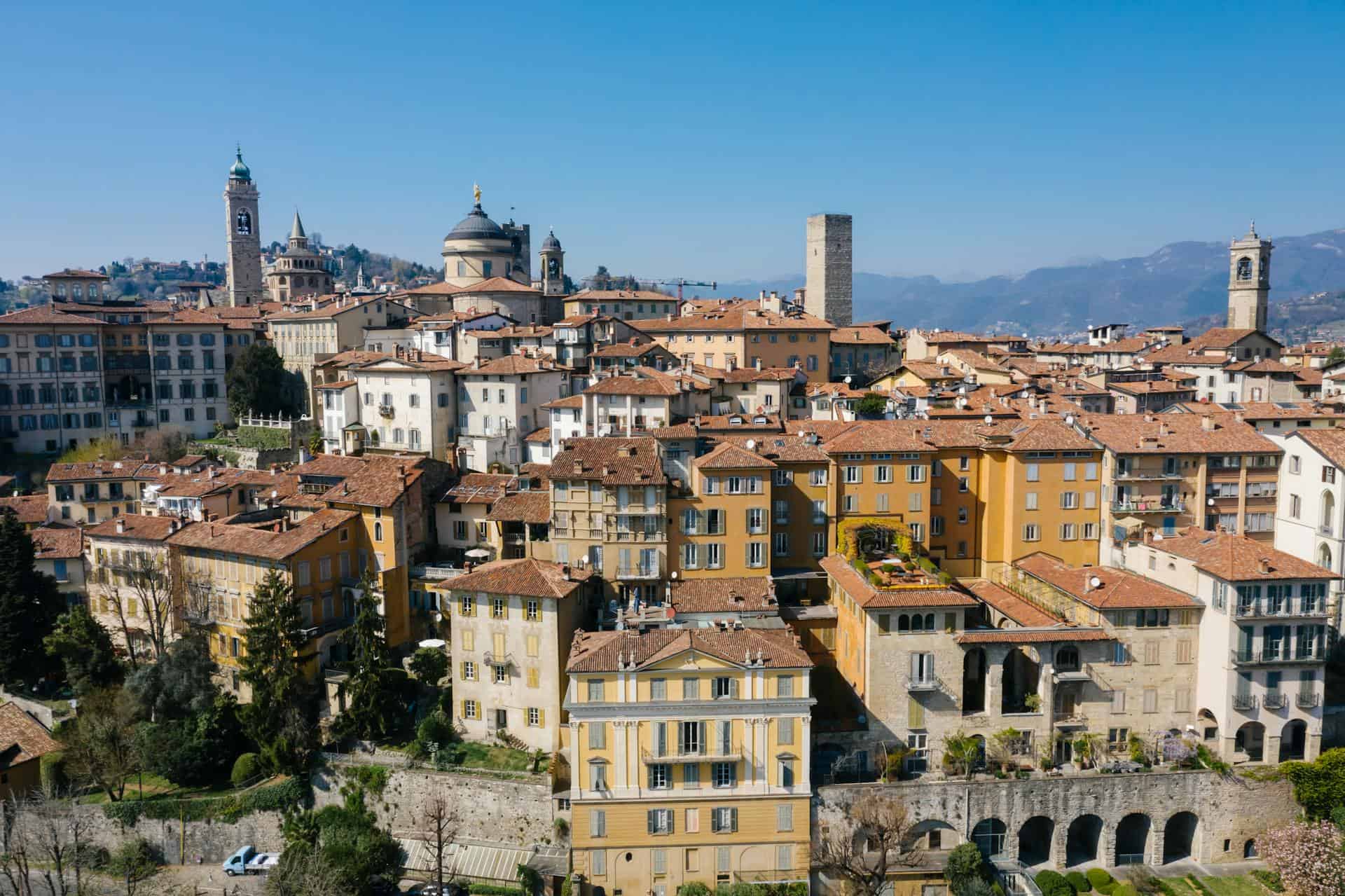Bergamo panoramic view